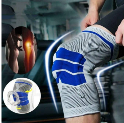 Genouillere en silicone دعامة الركبة المبطنة بالسيليكون